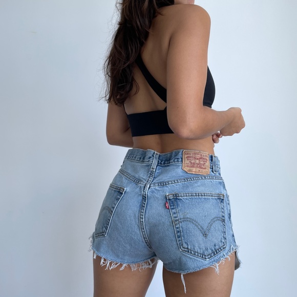 Levi's Pants - Vintage Levi's 550 high waist denim cutoff shorts